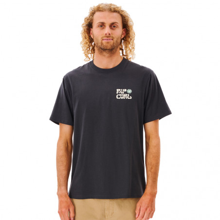 T-SHIRT RIPCURL SWC ORGANIC MATTERS WASHED BLACK