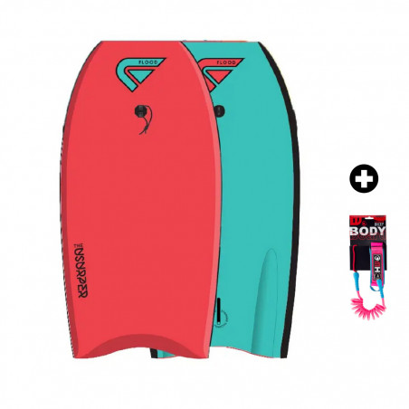 BODYBOARD FLOOD USURPER ROUGE/BLEU