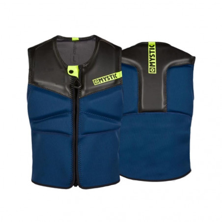 GILET IMPACT MYSTIC BLOCK FRONTZIP KITE BLEU/LIME