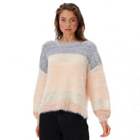 PULL EN LAINE RIPCURL TREEHOUSE KNIT CREW MULTI