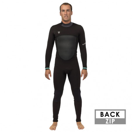 COMBINAISON VISSLA EASY SEAS 3/2MM BACKZIP NOIR