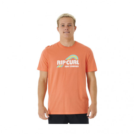 T-SHIRT RIPCURL SURF REVIVAL WAVING PÊCHE