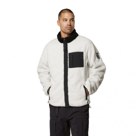 Veste zippée polaire Sherpa blanc Mystic