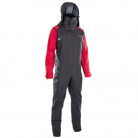 COMBINAISON SECHE ION FUSE LIGHTWEIGHT DRYSUIT FRONT ZIP NOIR/ROUGE