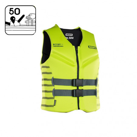 GILET DE FLOTABILITE ION BOOSTER 50 NEWTON FRONTZIP JAUNE