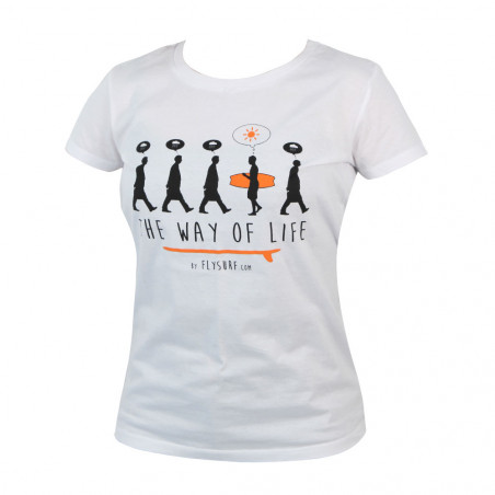 T-SHIRT THE WAY OF LIFE FEMME BLANC