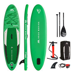 Sup paddle gonflable Aquamarina Breeze 2021 - Paddle 75kg polyvalent