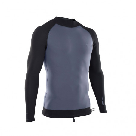 TOP NEOPRENE ION 0.5 MANCHES LONGUES BLEU/NOIR