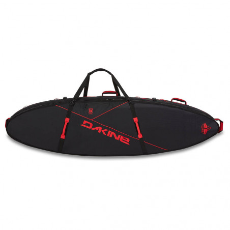 Boardbag Dakine JOHN JOHN FLORENCE SURFBOARD BAG QUAD BLACK/RED