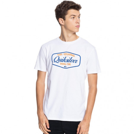 T-SHIRT QUIKSILVER CUT TO NOW SS BLANC