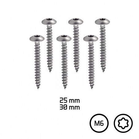 VISSERIE MARINE POUR FOOTSTRAPS TORX - M6