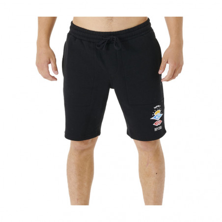 SHORT RIPCURL SEARCH ICON NOIR