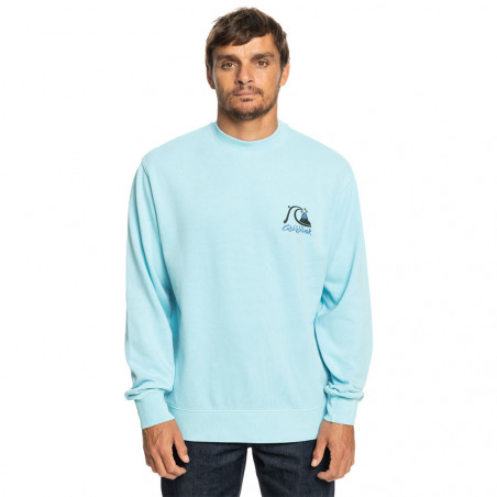 SWEAT QUIKSILVER NEON SLAB BLEU CIEL