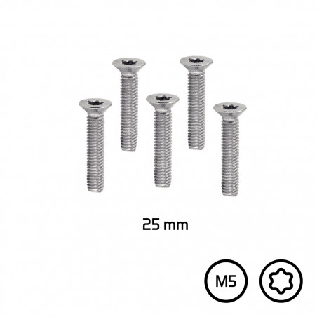 VISSERIE MARINE POUR FOIL TORX - M5 25 MM - 5 pcs