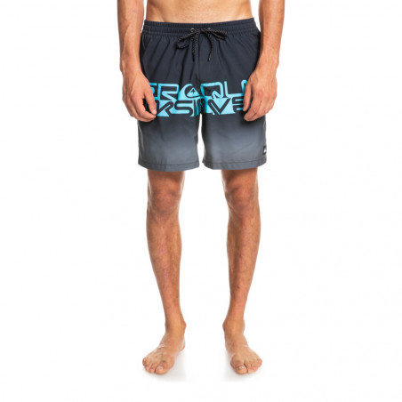 Boardshorts wordblock volley noir Quiksilver