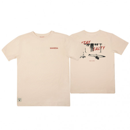 T-SHIRT MANERA STAY SALTY BEIGE