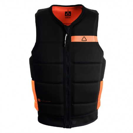 GILET SIGNAL FOLLOW WAKE NOIR/ORANGE