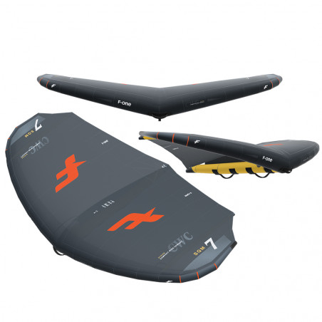 AILE DE WINGSURF STRIKE CWC ALUULA ONYX/FLAME