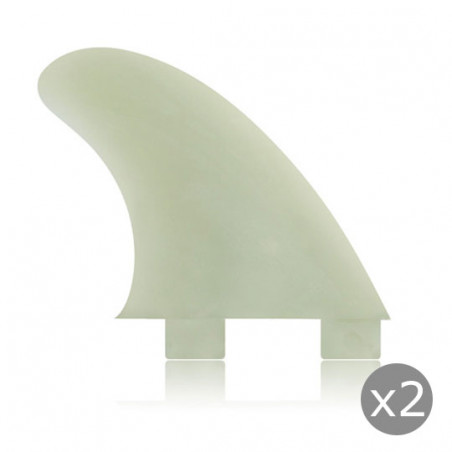 AILERONS FCS GX NATURAL GLASS FLEX TWIN