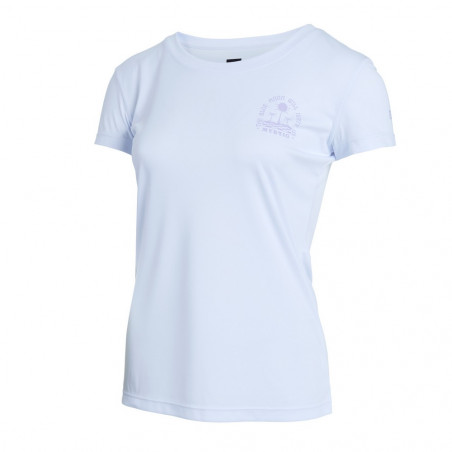 Wetshirt Femme Mystic Ignite manches courtes blanc