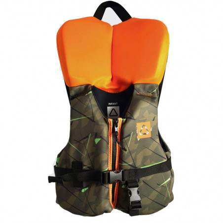 Gilet de Flottabilité Enfant Follow Wake POP YOUTH ISO Jungle Camo