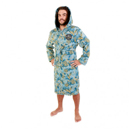 PONCHO PEIGNOIR SOORUZ BATHROBE DOPE BLEU