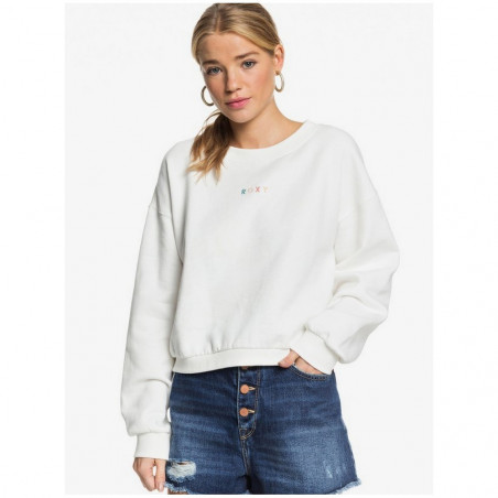 SWEAT ROXY SUNSET SESSION FEMME BLANC