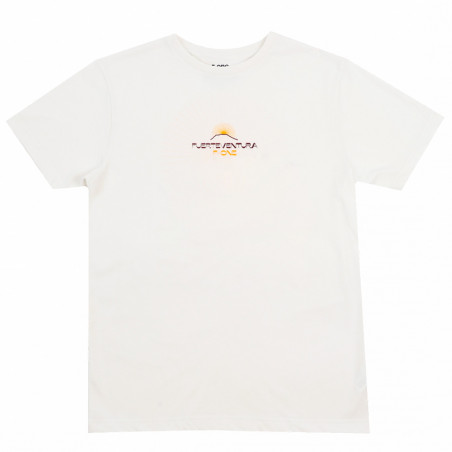 T SHIRT DESTINATION FUERTEVENTURA F ONE BLANC