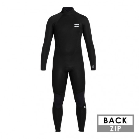 COMBINAISON BILLABONG INTRUDER BACKZIP 5/4MM NOIR