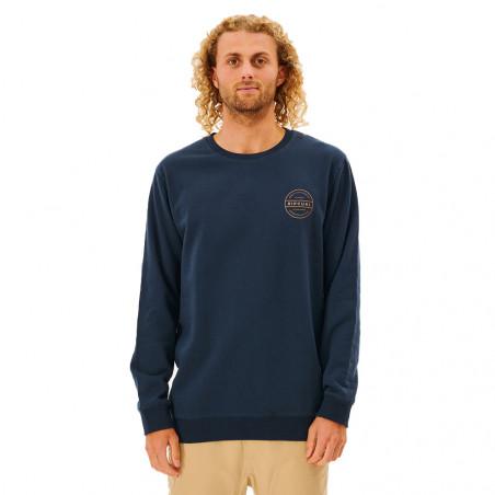 SWEAT RIPCURL RE ENTRY CREW NAVY