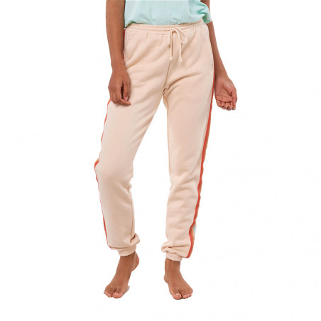 PANTALON FEMME RIPCURL STRIPED TRACKPANT BLANC