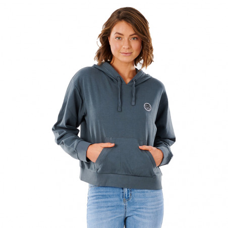 SWEAT A CAPUCHE RIP CURL SURFERS ORIGINAL BLEU MARINE FEMME