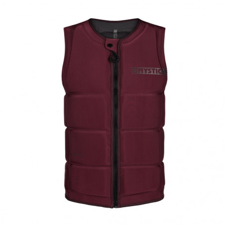 GILET IMPACT MYSTIC STAR WAKE FRONTZIP ROUGE