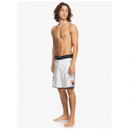 BOARDSHORT QUIKSILVER SURFSILK PARADISE EXPRESS BLANC