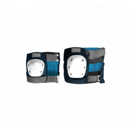 PACK DE PROTECTION SKATE COUDES + GENOUX DNA BLEU