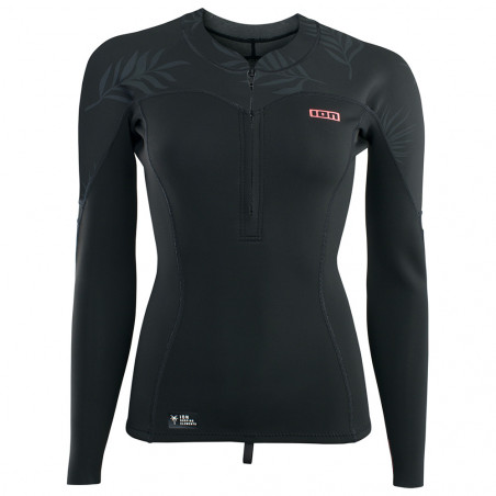 TOP NÉOPRENE FEMME ION ZIP 1.5MM NOIR