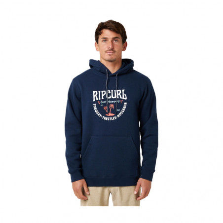 SWEAT À CAPUCHE RIPCURL LES ESTA BLEU MARINE