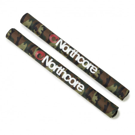 RACK PAD NORTHCORE POUR BARRE DE TOIT LARGE 72CM CAMO