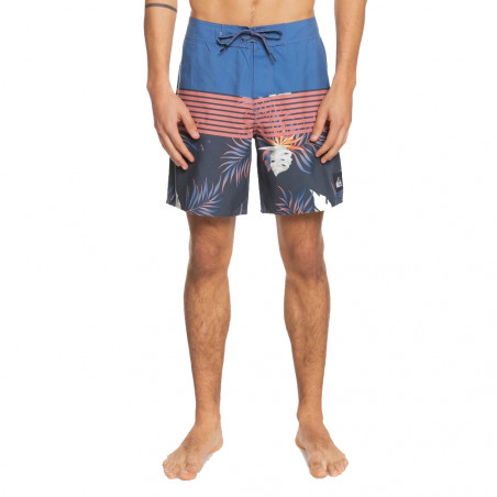 BOARDSHORT QUIKSILVER EVERYDAY DIVISION BLEU/ROUGE/NOIR