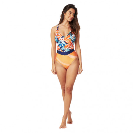 Maillot de bain 1 pièce Bliss bloom Bleu Femme Rip Curl