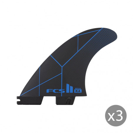 Ailerons SURF FCS II Kolohe Andino Performer black/blue Thruster