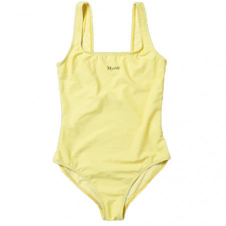 Maillot de bain Mystic 1 pièce jaune femme