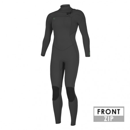 COMBINAISON FEMME O'NEILL NINJA 4/3 FRONTZIP NOIR