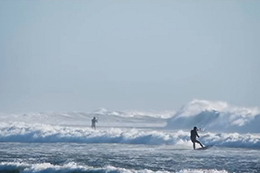 Session de kite au Mighty Pacific avec les Sickos