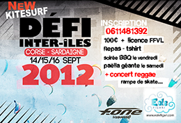 Defi Inter'iles version kite 14, 15, 16 septembre