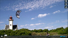 Du kite à Groix