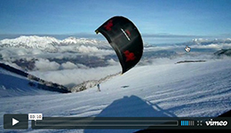 3 Janvier. Snowkite au Connex