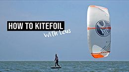 Découvrir le kitefoil avec Annelous Lammerts