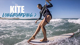 Du kite longboard avec Karolina Winkowska