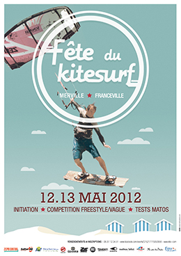 Fête du kitesurf et faites du kitesurf à Merville-Franceville